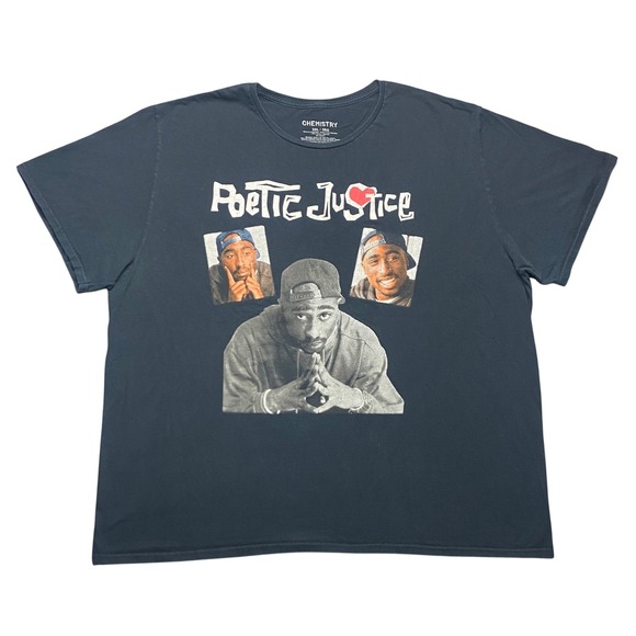 Chemistry Other - Tupac Tshirt Mens 3XL Black Poetic Justice Shakur 90s Movie Tee Chemistry